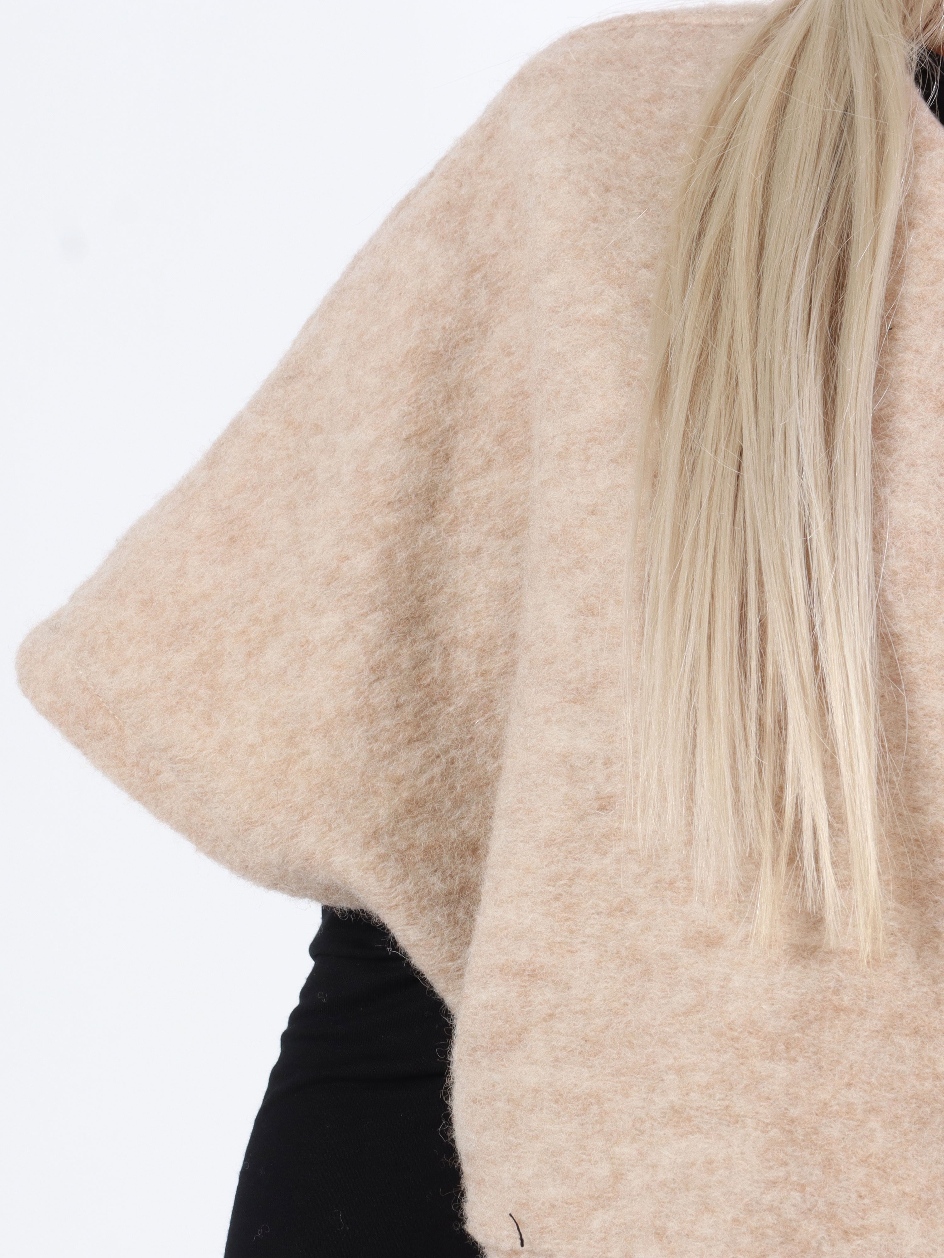 Bianca - Blød lun vest med knapper